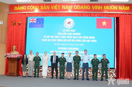 Vietnam, New Zealand share experience on psychological support for U.N. peacekeepers